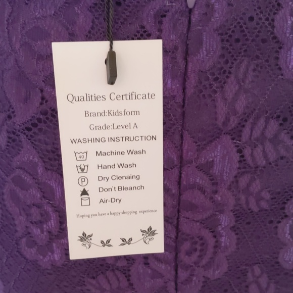 Floral Lace Sleeveless Party Dress (bx#9) - Picture 5 of 8